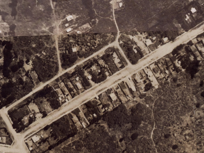 136 Tedder Avenue from the air, 1925-1929