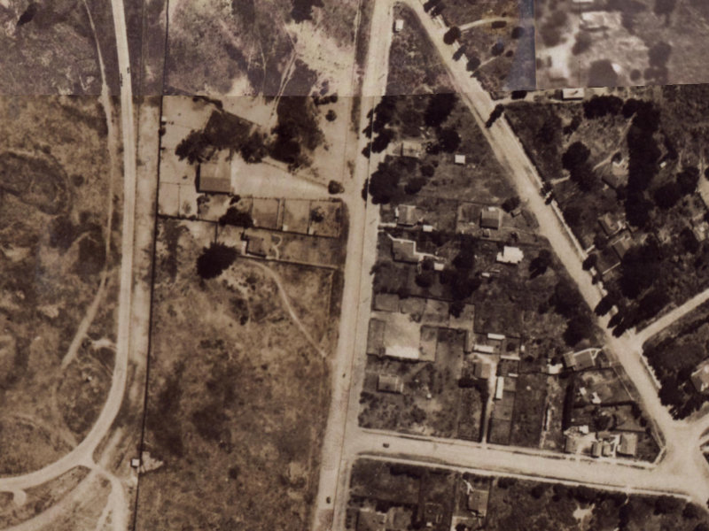 246-224 Bower Avenue from the air, 1925-1929