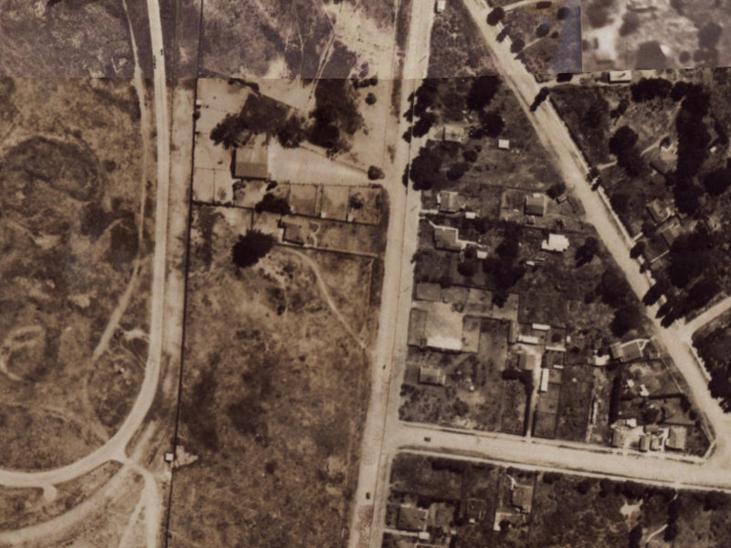 235 Bower Avenue from the air, 1925-1929