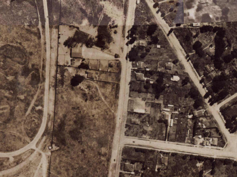 237 Bower Avenue from the air, 1925-1929