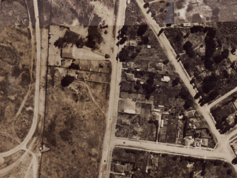 236 Bower Avenue from the air, 1925-1929