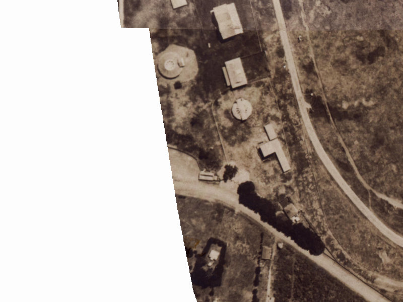 168 Travis Road from the air, 1925-1929