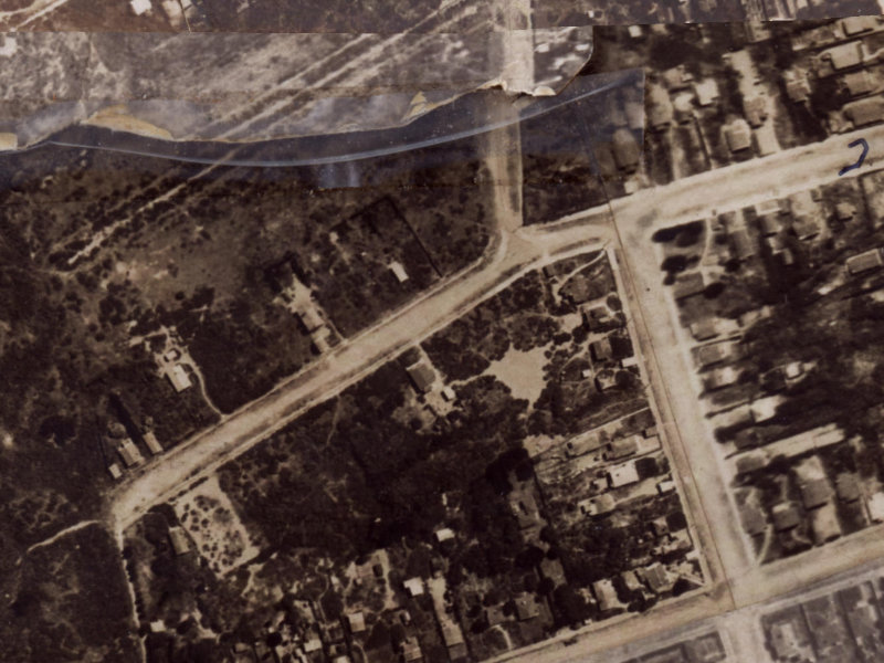 Cygnet Street from the air, 1925-1929