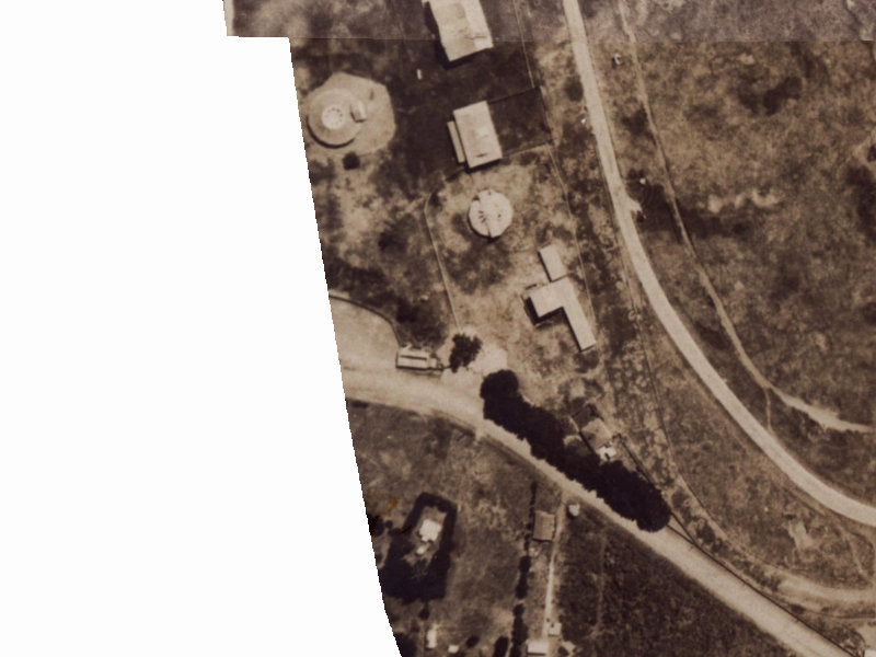 174 Travis Road from the air, 1925-1929