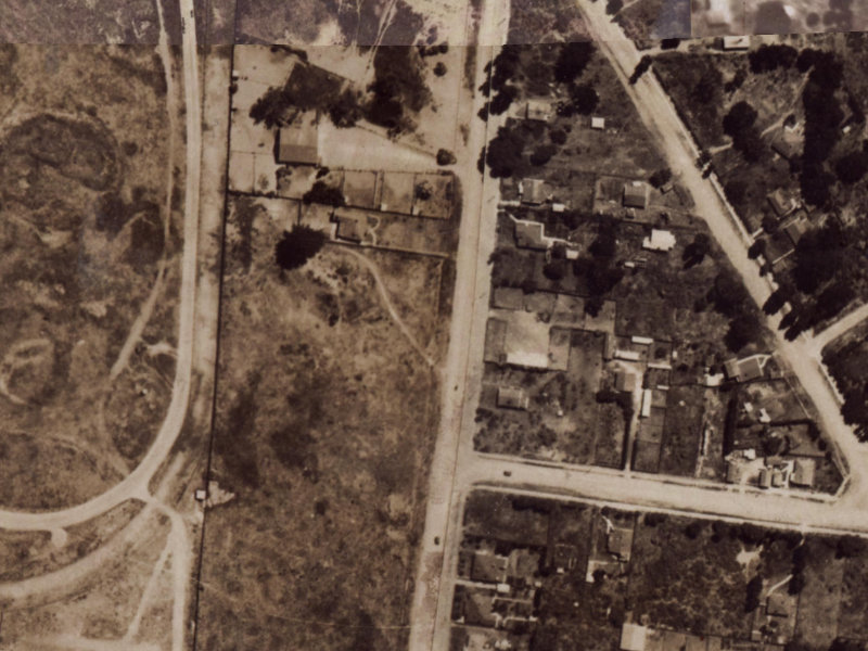 231 Bower Avenue from the air, 1925-1929