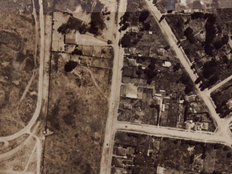 231A Bower Avenue from the air, 1925-1929