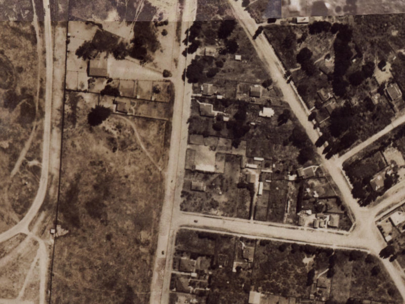 234 Bower Avenue from the air, 1925-1929