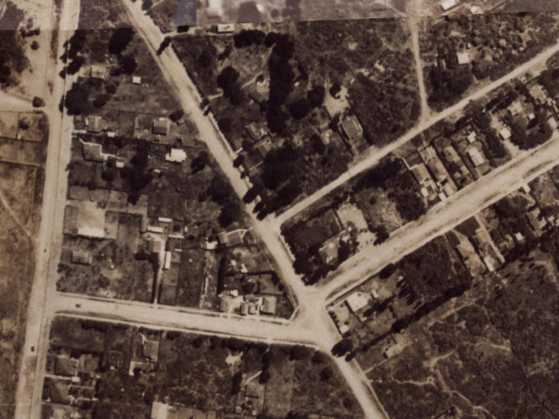 202 Pacific Road from the air, 1925-1929