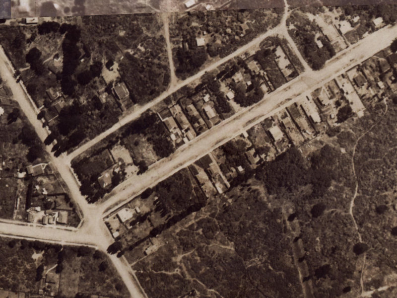150 Tedder Avenue from the air, 1925-1929