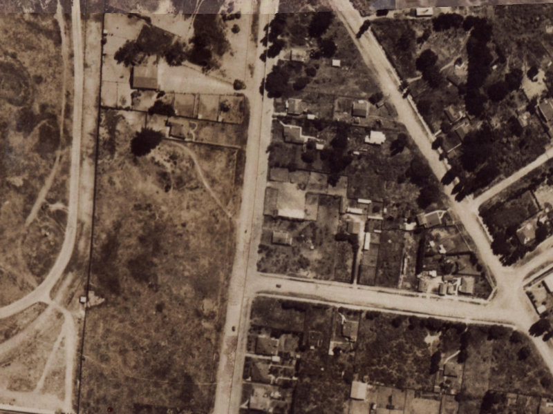 230 Bower Avenue from the air, 1925-1929