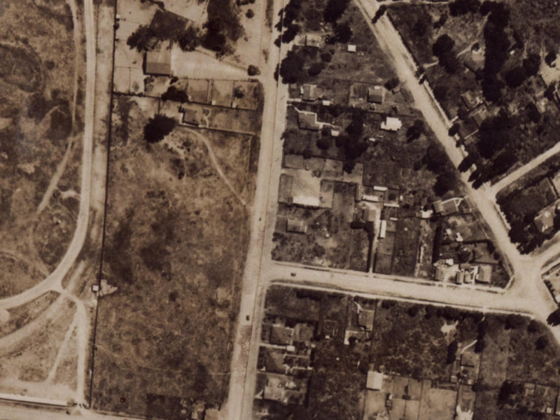 228 Bower Avenue from the air, 1925-1929