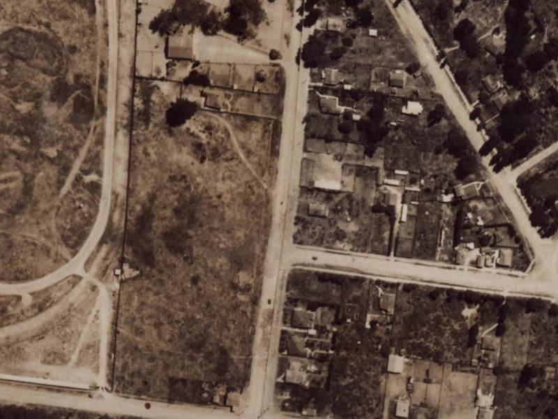 229 Bower Avenue from the air, 1925-1929