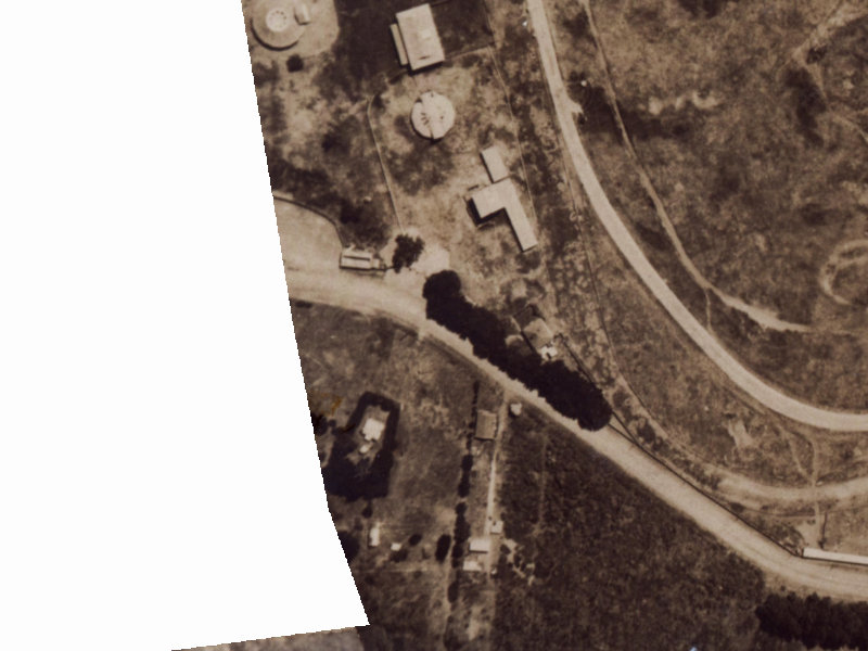186 Travis Road from the air, 1925-1929