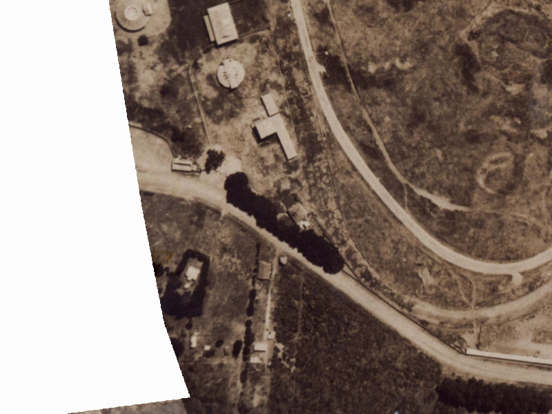 186 Travis Road from the air, 1925-1929