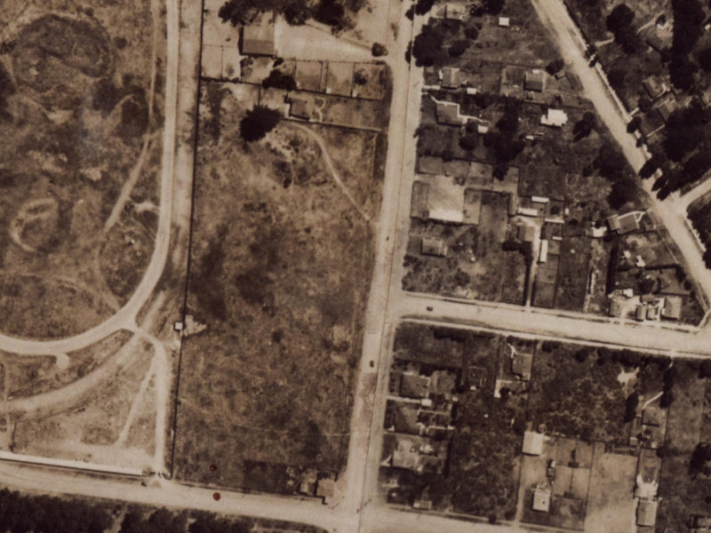 225 Bower Avenue from the air, 1925-1929