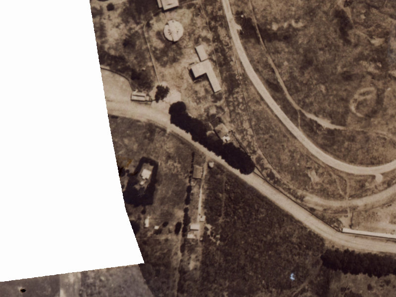 188 Travis Road from the air, 1925-1929