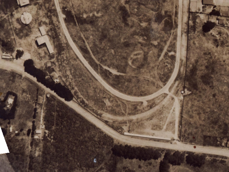 209 Travis Road from the air, 1925-1929