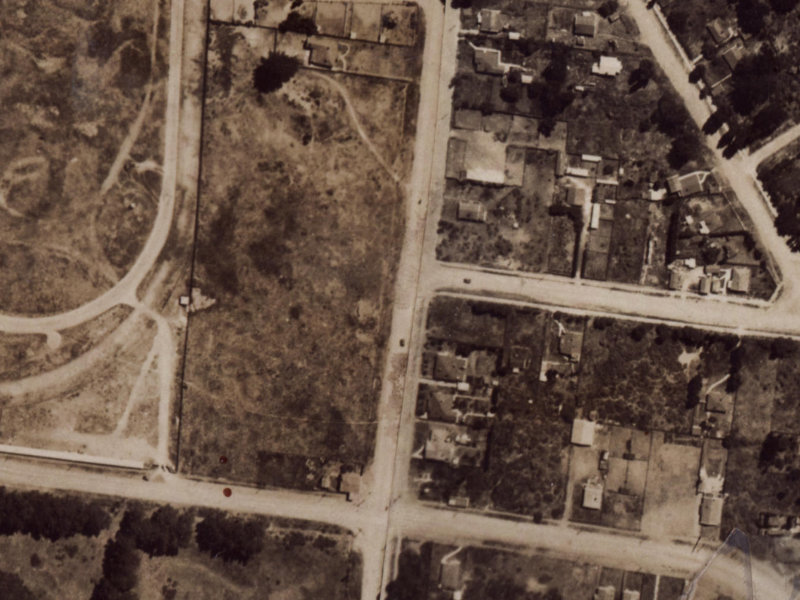 219 Bower Avenue from the air, 1925-1929
