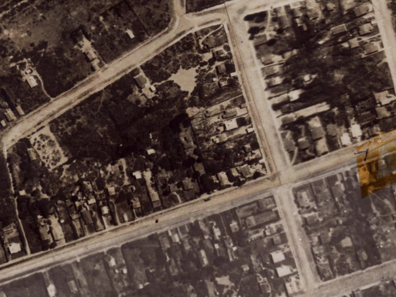 36B Leaver Terrace from the air, 1925-1929