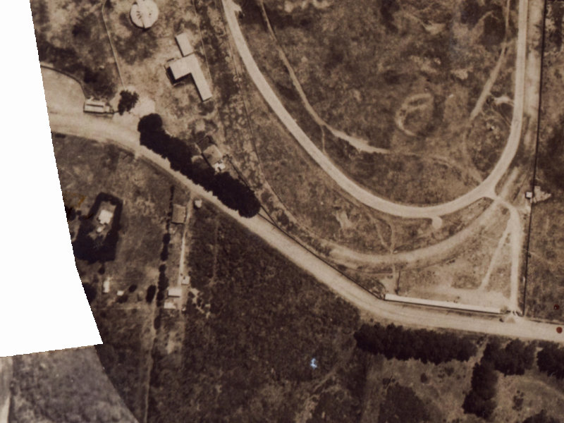 270 Travis Road from the air, 1925-1929