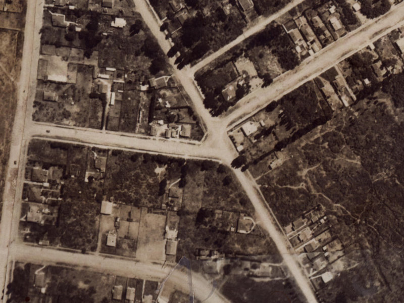 3-5 Saltaire Street from the air, 1925-1929