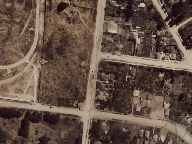 214A Bower Avenue from the air, 1925-1929