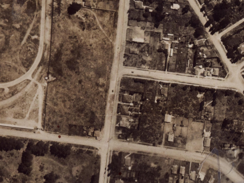 216 Bower Avenue from the air, 1925-1929
