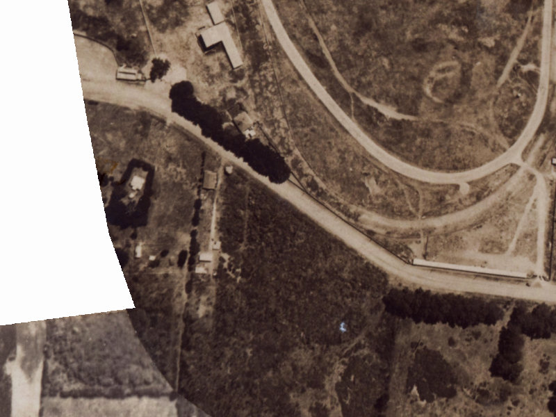 272 Travis Road from the air, 1925-1929