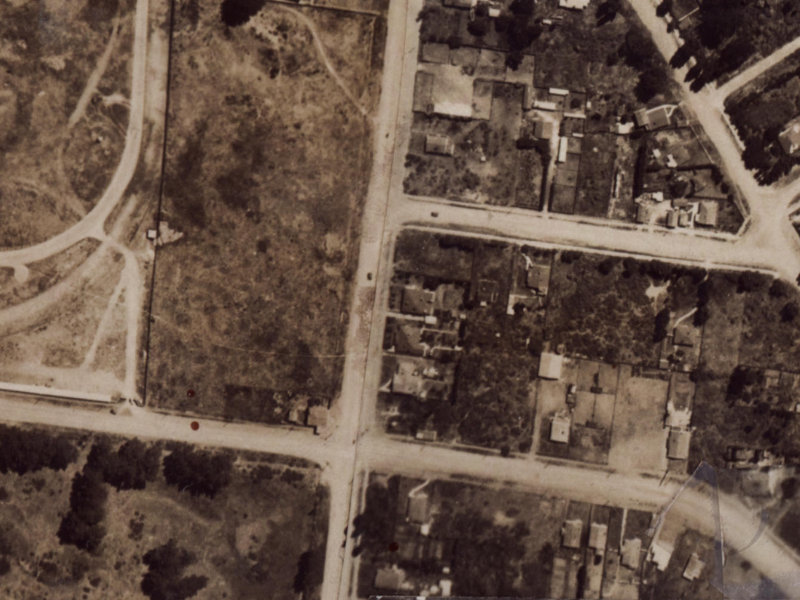 214 Bower Avenue from the air, 1925-1929