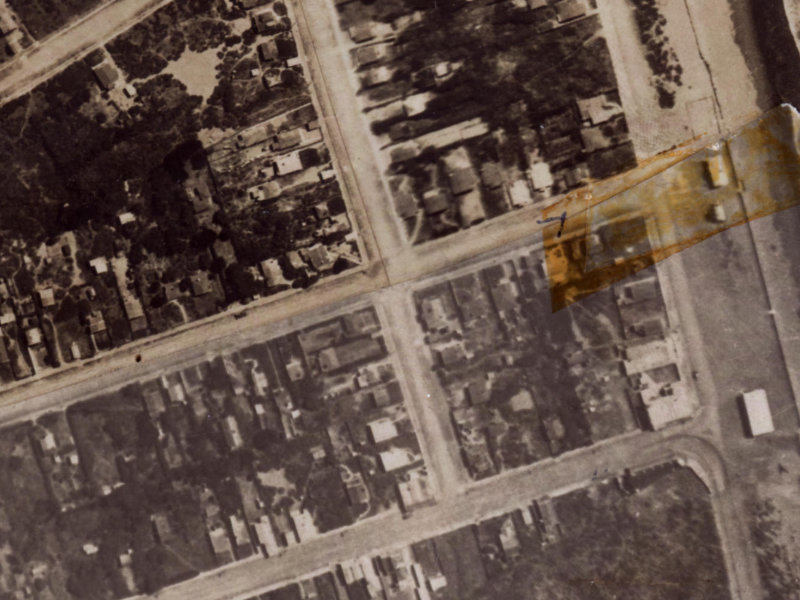 25–41 Tonks Street from the air, 1925-1929