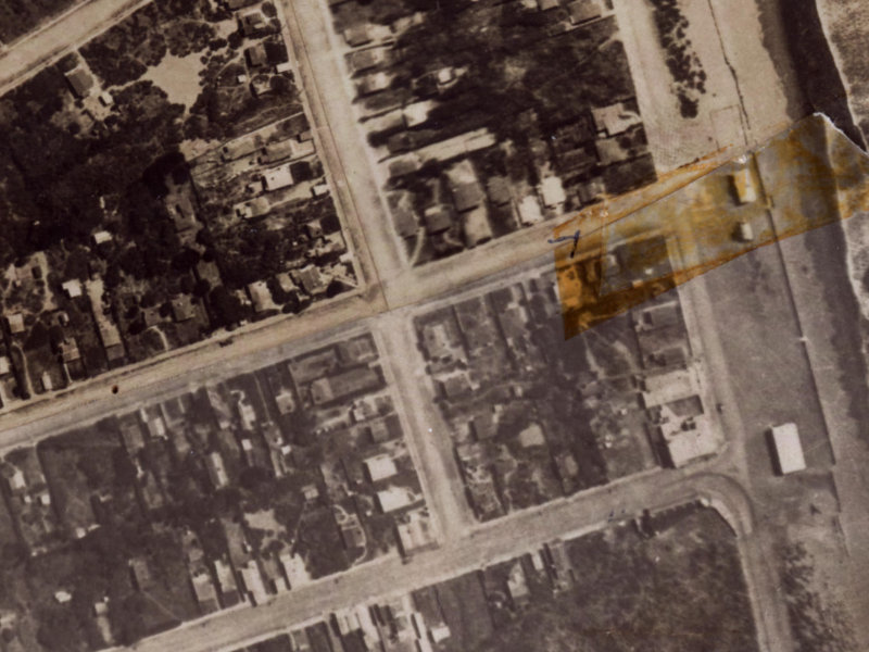 23 Leaver Terrace from the air, 1925-1929