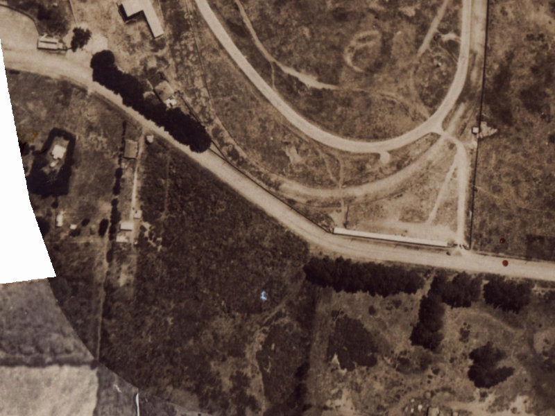 278 Travis Road from the air, 1925-1929