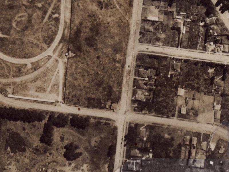 213 Bower Avenue from the air, 1925-1929