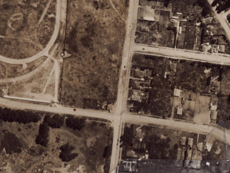 215 Bower Avenue from the air, 1925-1929