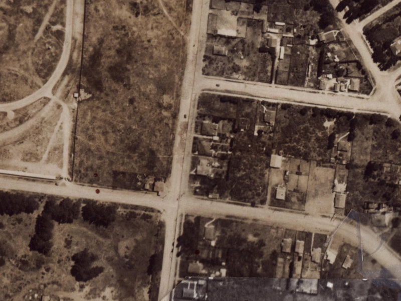 210 Bower Avenue from the air, 1925-1929