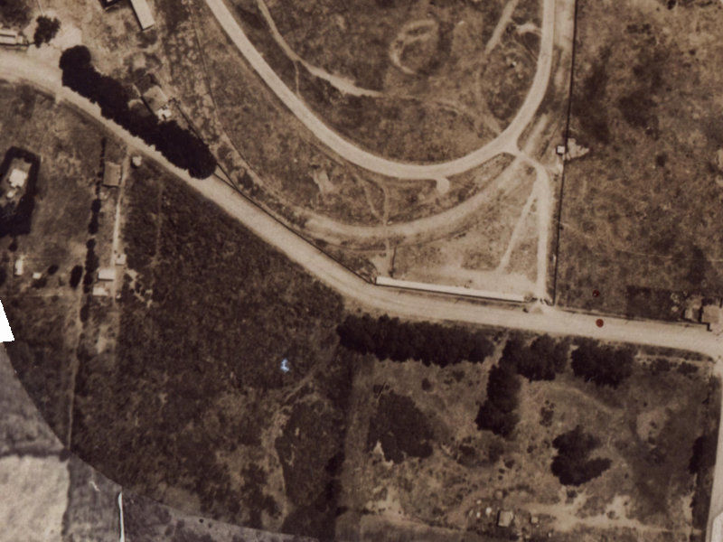 219 Travis Road from the air, 1925-1929