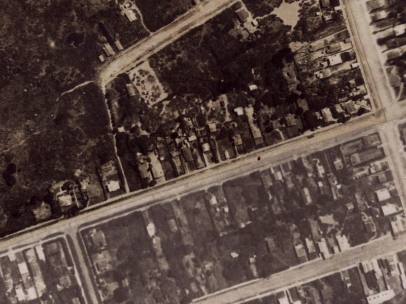 58 Leaver Terrace from the air, 1925-1929