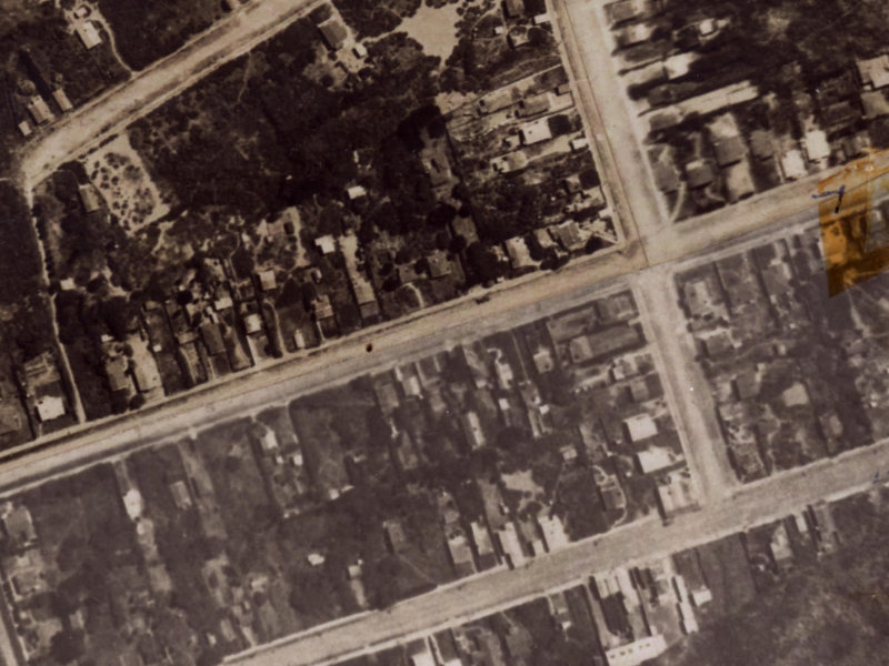 41 Leaver Terrace from the air, 1925-1929