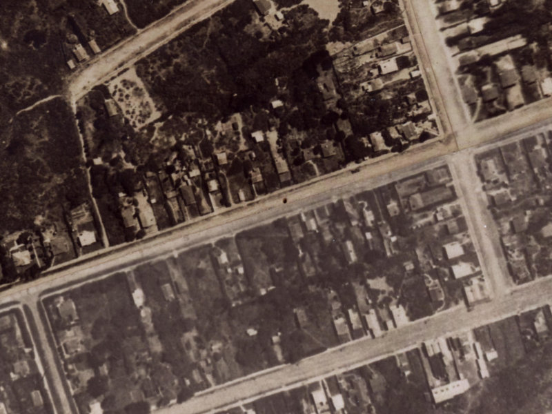 53 Leaver Terrace from the air, 1925-1929
