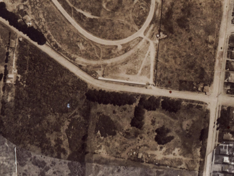 288 Travis Road from the air, 1925-1929
