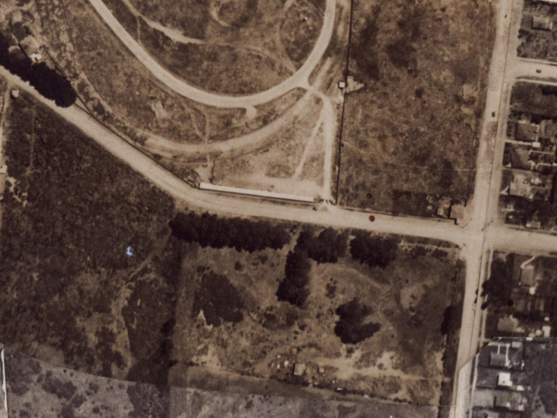 290 Travis Road from the air, 1925-1929