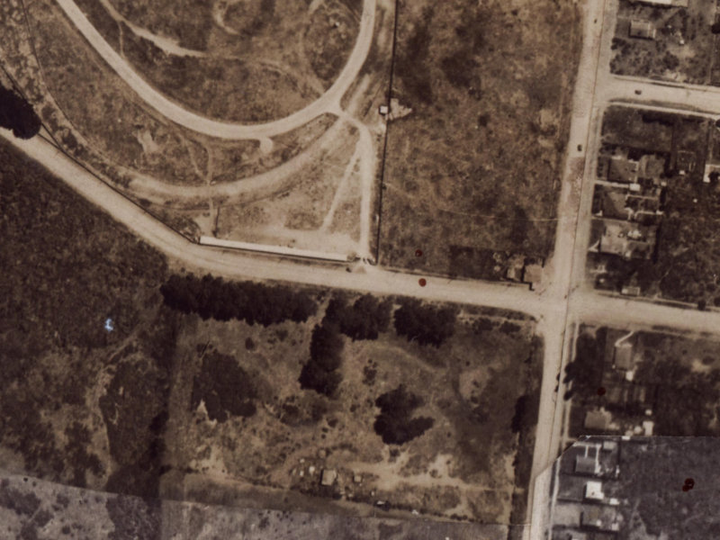 298 Travis Road from the air, 1925-1929