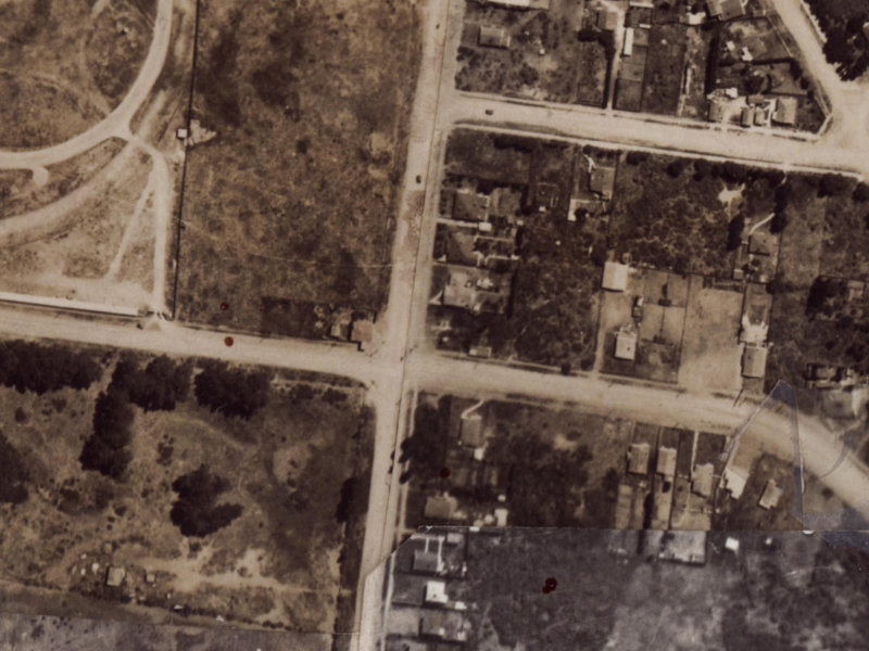 204 Bower Avenue from the air, 1925-1929