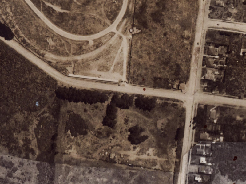 294 Travis Road from the air, 1925-1929