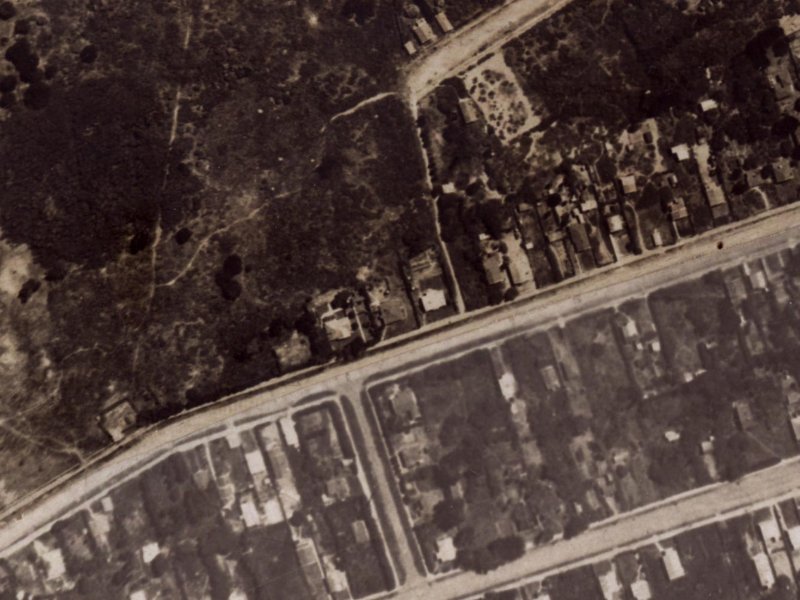 80 Leaver Terrace from the air, 1925-1929