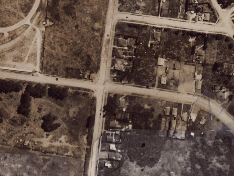72 Rookwood Avenue from the air, 1925-1929
