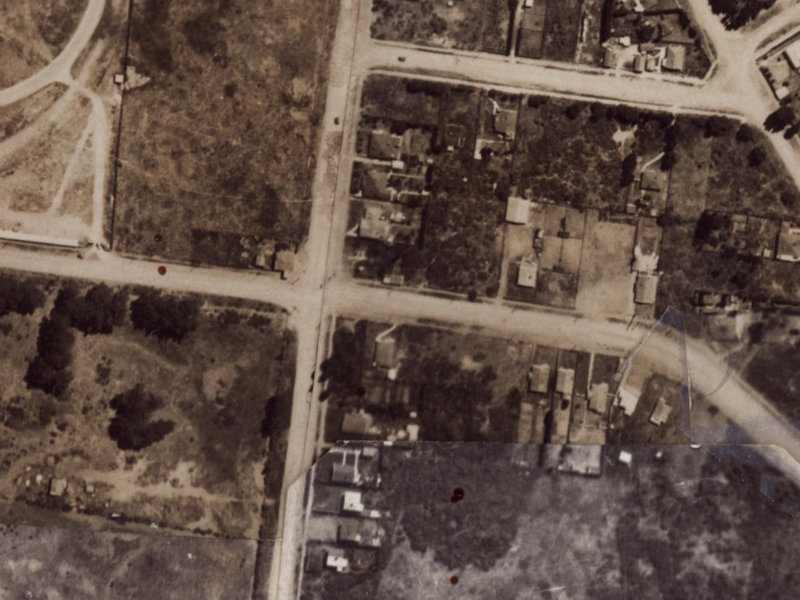 70 Rookwood Avenue from the air, 1925-1929