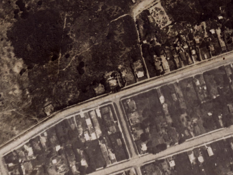 86E Leaver Terrace from the air, 1925-1929
