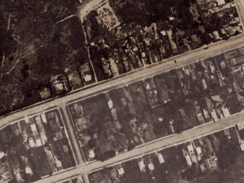 69 Leaver Terrace from the air, 1925-1929