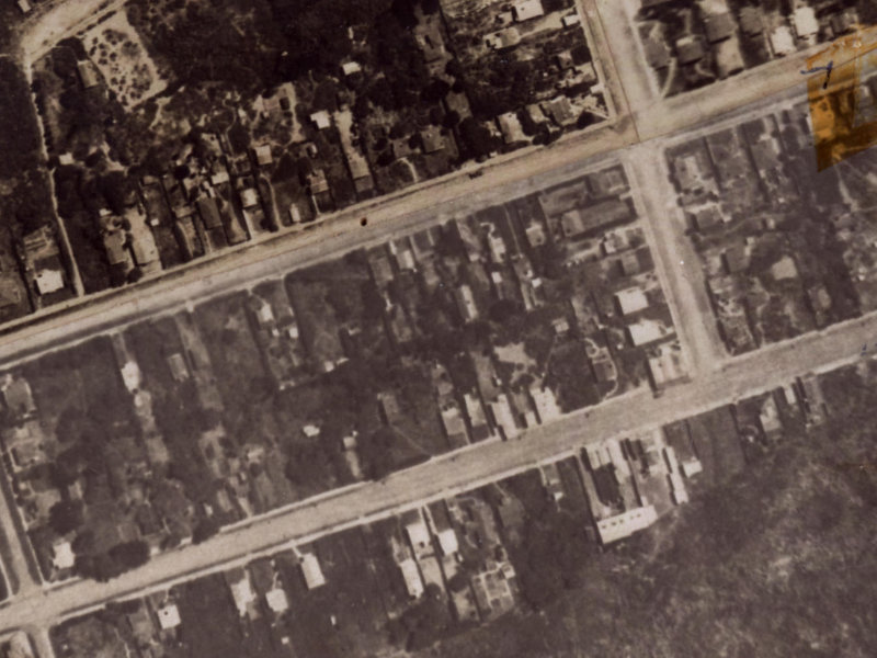 45 Leaver Terrace from the air, 1925-1929